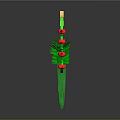 Festive Christmas Decorative Lights Headband with Green Tree Design Gold Star and Red Decorative Balls