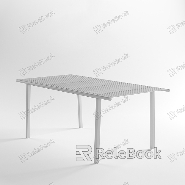 Modern Table Steel Mesh Table model