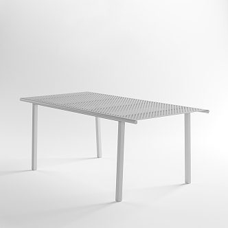 Modern Table Steel Mesh Table 3d model