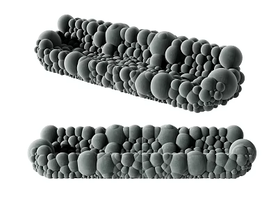 Modern Multiplayer Sofa Multiplayer Sofa Shaped Sofa Shaped Sofa 3d model