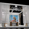 MATTERS HUB Modern Store Showroom Featuring Glass Windows Interior Lighting And Decorative