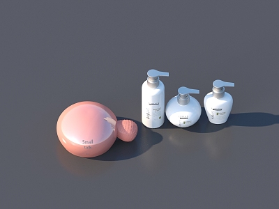 Facial Cleanser Skin Care Products 3d model