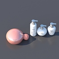 Facial Cleanser Skin Care Products 3d model