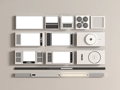 Yuba Modern Yuba Integrated Yuba Linear Yuba Heater Air Heater 3d model