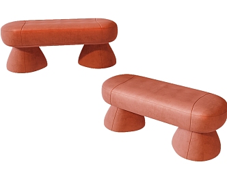 Modern Simple Sofa Stool Low Stool Simple Stool 3d model