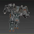 Modern Robot Man 3d model