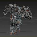 Modern Robot Robot Robot Man 3d model