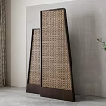 New Chinese-style screen partition 3d model