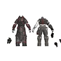 Game Movie Character Armored Figures With Weapon Accessories And Detailed Design