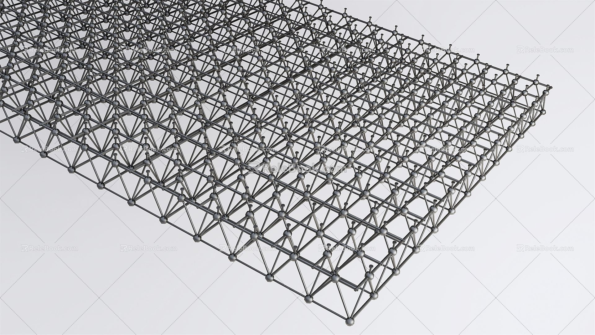 Modern Ceiling Steel Structure Ceiling 3d model