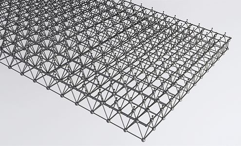 Modern Ceiling Steel Structure Ceiling 3d model