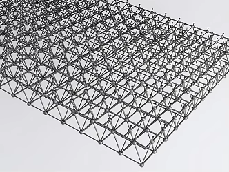 Modern Ceiling Steel Structure Ceiling 3d model