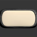 Modern Bathroom Soap Dish With Brushed Metal Base And White Smooth Top