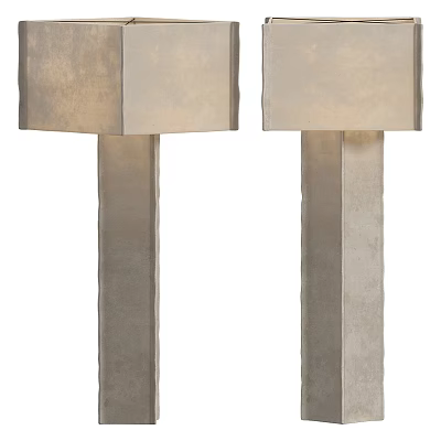 Modern Floor Lamps With Neutral Tones And Minimalist Design Aesthetic 3d model