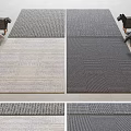 Modern Square Rugs With Textured Patterns And Neutral Colors For Home Interior Decor