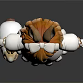 Modern game character cartoon rabbit 3d model