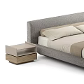 Double bed 3d model