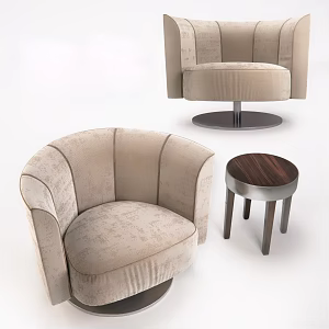 Modern Single Sofa Chair 3d model