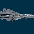 Modern Military Fighter Jet With Camouflage Paint Scheme And Twin Engine Design