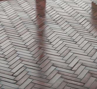 Realistic herringbone tiles 3d model