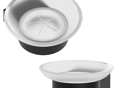 Modern Downlights With Smooth Surface And Black Base For Home Interior Installation 3d model
