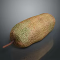 Fresh Ripe Jackfruit With Textured Green And Brown Skin On Dark Surface