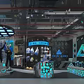 PEAK Sportswear Specialty Store With Modern Lighting And Shoe Clothes Display Interior