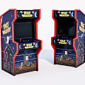 Modern game machine Old game machine 3d model