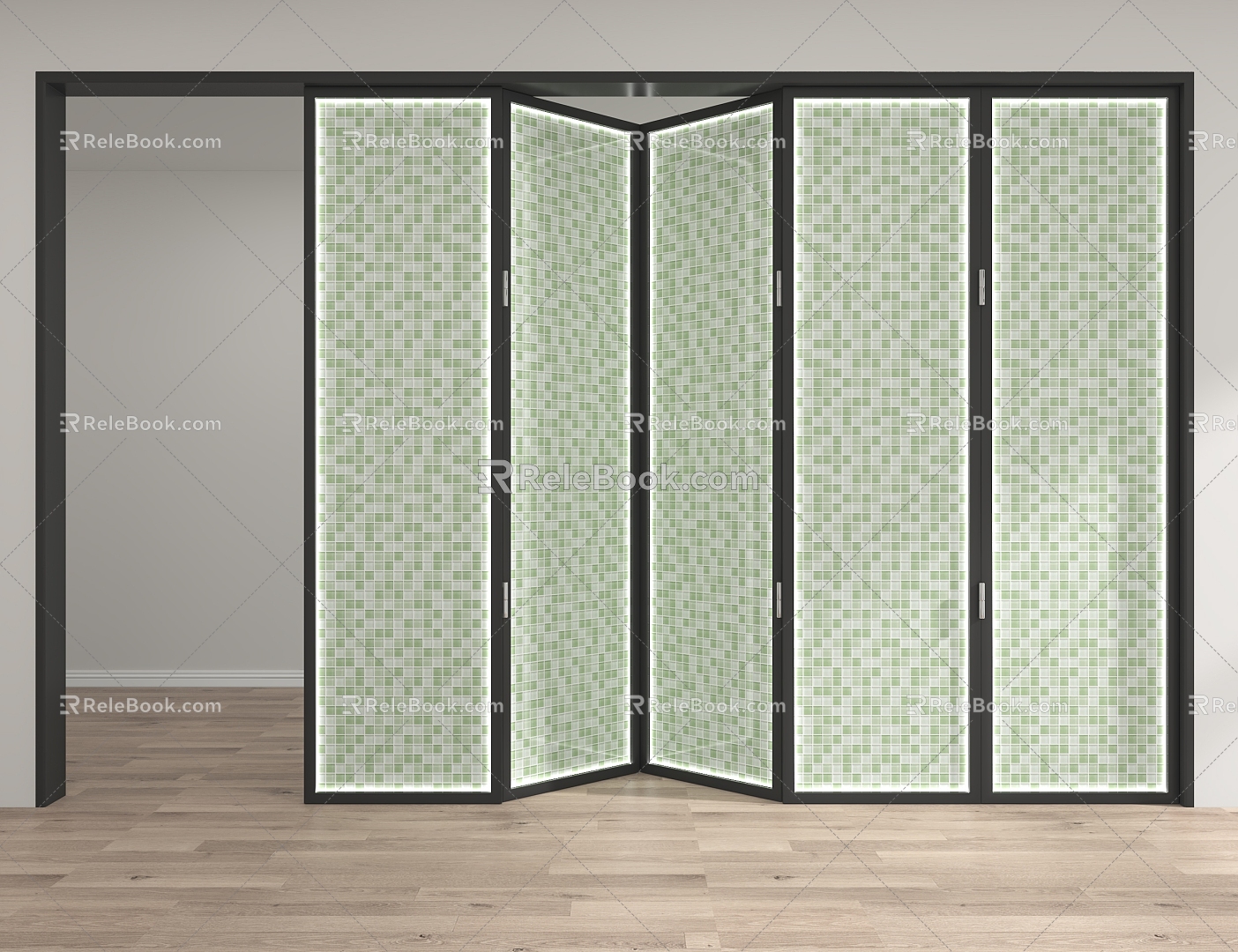 folding door model model