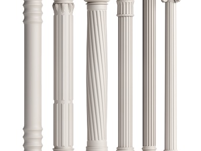 European Roman Column Decorative Column model