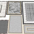 Various Plaza Paving Designs With Geometric Patterns And Decorative Grid Styles