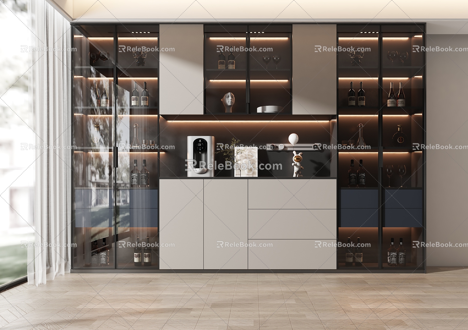 Wine Cabinet model