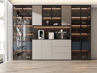 Wine Cabinet model