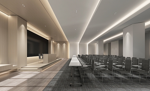 Modern Conference Hall Large Conference Room 3d model