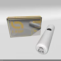 Sleek White Electric Toothbrush With Black Button For Daily Personal Care Routine