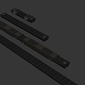 Firearm rail component suit 3d model