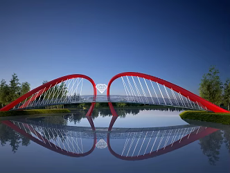 The Modern Bridge 3d model