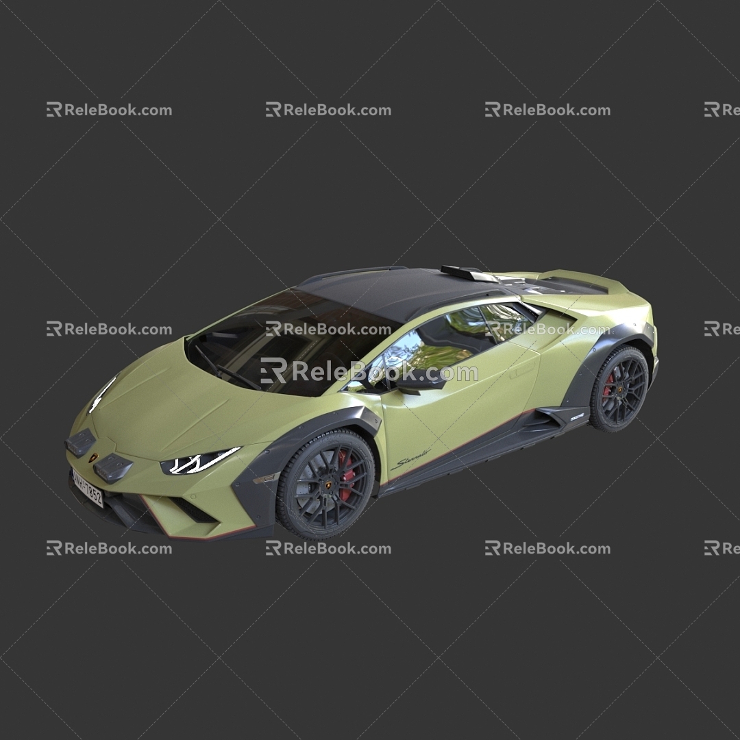 sports car Racing Lamborghini Luxury Car Super Run 3d model