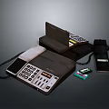 Vintage Computer Equipment With Classic Keyboard Monitor And Retro Electronic Devices