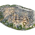 Modern Stone Stone Stone Block Rock Cliff Stone Land Landscape Terrain Ground Mountain Rock 3d model