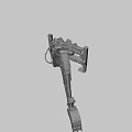 Yellow Construction Vehicle Arm With Excavator Bucket And Hydraulic Parts