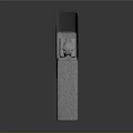 Shiny Metallic Lighter with Open Lid and Dragon Pattern as Daily Household Utility