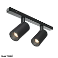 Black Track Mounted Spotlights Modern Design For Home Ceiling Lighting