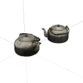 Old Kettle Old Object 3d model