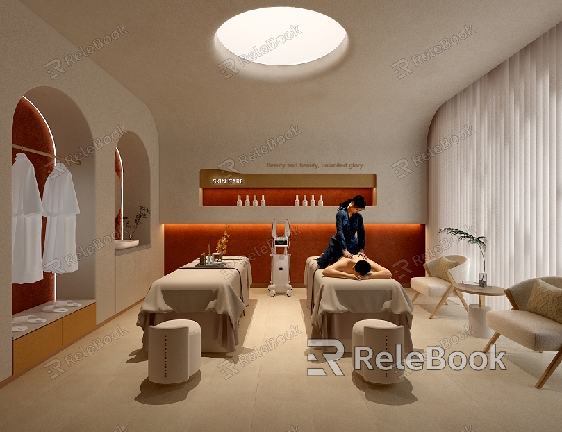 Beauty Salon Room SPA Room Massage model