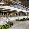 Modern Atrium Mall Atrium 2nd Floor Atrium Mall Hall Shopping Center Escalator Sightseeing Elevator 3d model