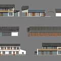 Traditional Chinese Architecture Design With Black Tiles White Walls And Wooden Elements