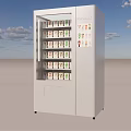 White Commercial Vending Machine With Various Products For Public Spaces