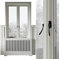 Nordic window radiator 3d model