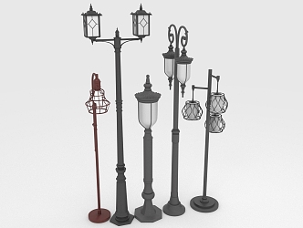 Street Light Street Light Outdoor Lighting 3d model